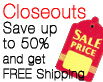 Closeout Items
