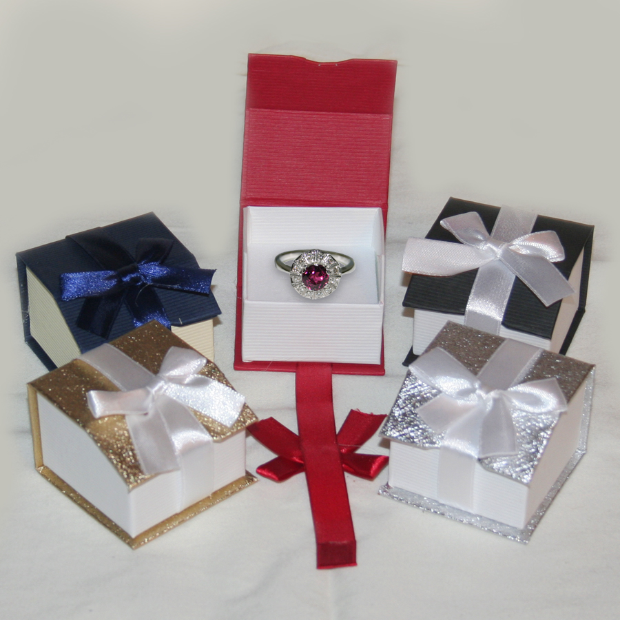 Gold Jewelry Gift Boxes for Jewelry Boxes Magnetic Ribbon QUALITY Gift Boxes 
